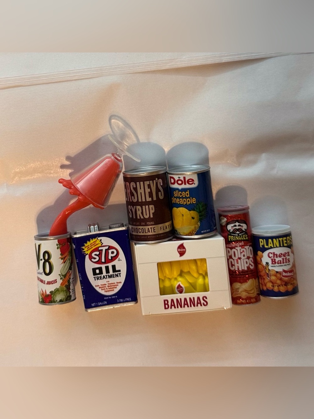 Mini Brands Grocery Lot Hershey’s Dole Pringles Planters V8 STP